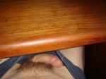 Penis at desk
