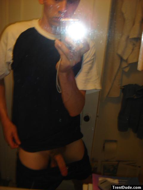 semi-erect penis