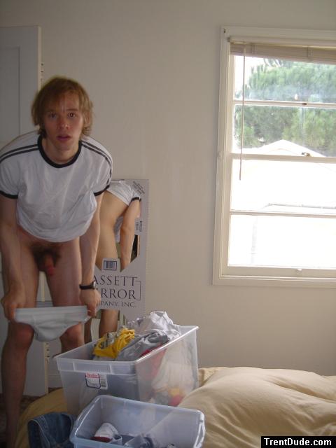 Getting Dressed by a mirror