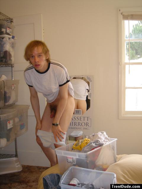 Getting Dressed by a mirror