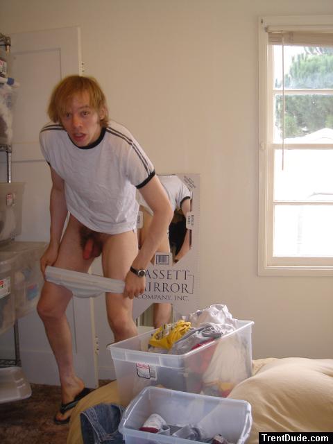 Getting Dressed by a mirror