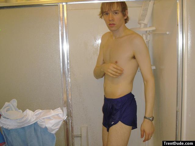 These blue shorts are a little loose