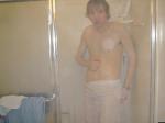A little chilly in this shower.  I could use someone to warm me up.