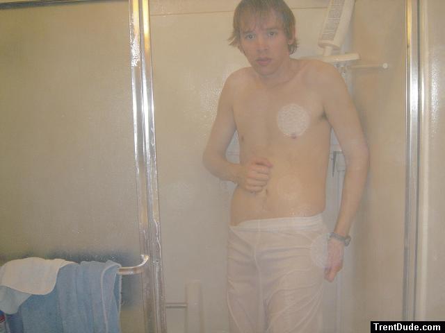 A little chilly in this shower.  I could use someone to warm me up.