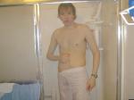 He hopes his roommates cannot see through these. yeah right