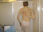 He thinks these will be too revealing to wear at the pool.