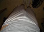 White see through shorts