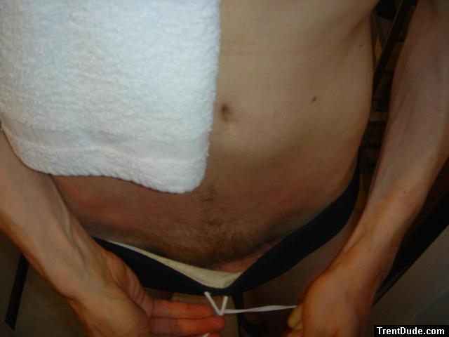 trying to tie the strings - Hidden