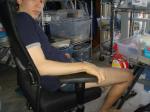 Back in the chair