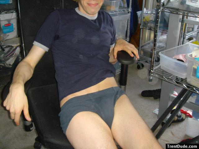 sitting back in the chair