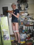 T-shirt and Getting dressed with a fruit tart