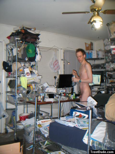 Standing nude