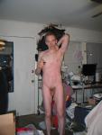 Standing nude