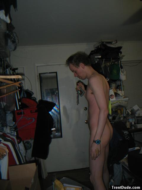 Standing nude