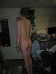 Standing nude