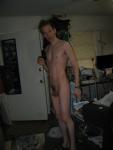 Standing nude