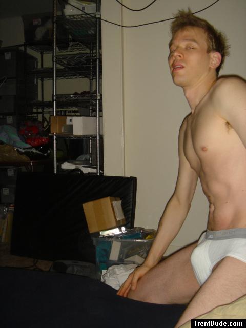 Jockey sport underwear with grey wasteband.