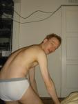 Jockey sport underwear with grey wasteband.
