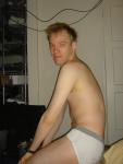 Jockey sport underwear with grey wasteband.