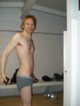 About to take a pee - Flashing a small penis