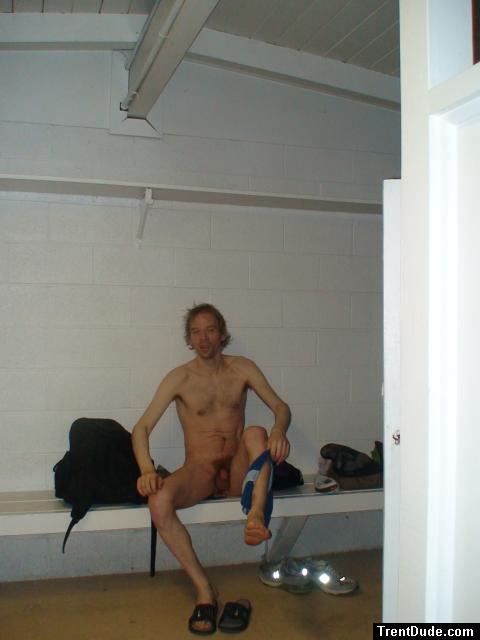 Getting ready for a swim