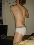Jockey sport underwear with grey wasteband.