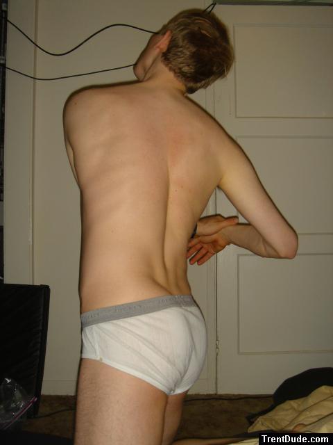 Jockey sport underwear with grey wasteband.