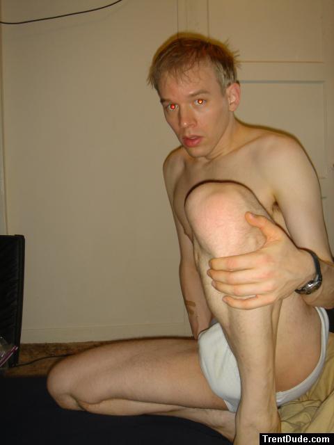 Jockey sport underwear with grey wasteband.