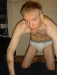 Jockey sport underwear with grey wasteband.