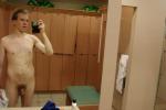 Small penis in a locker room