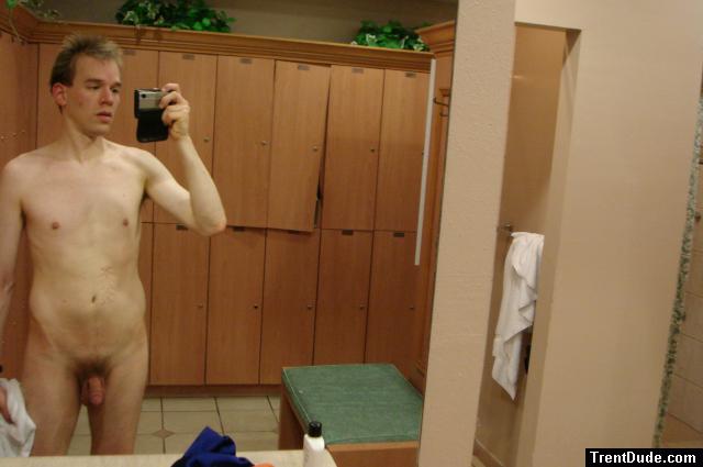 Small penis in a locker room