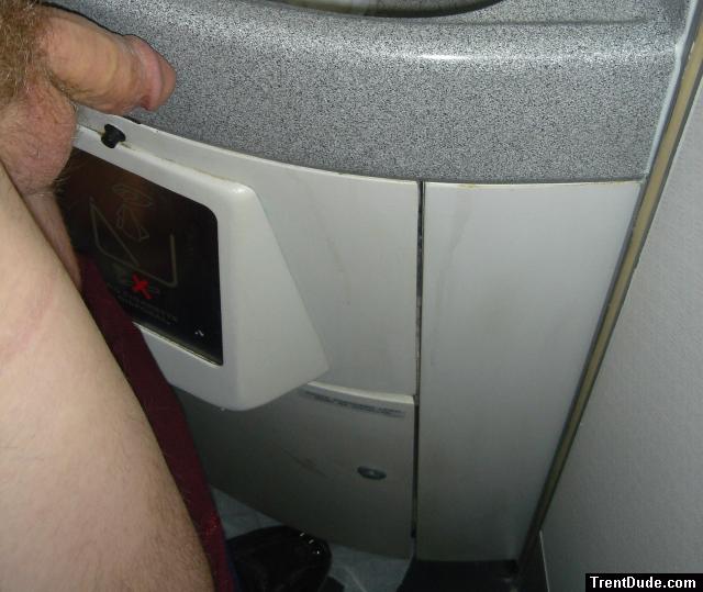 He hopes a passenger doesn't walk in