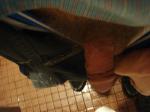 Urinating (almost)