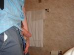 penis in a bathroom