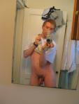 Nude in mirror