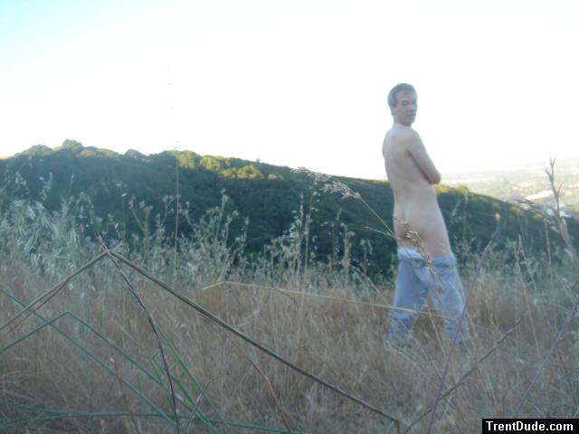 Butt in the mountains