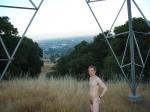 Naked outdoors - Its early