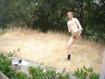 Outdoors - Brickyard -  Nude kickboxing
