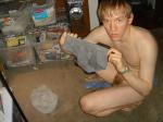 Nude around the house
