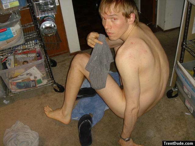 smelling his underwear again?