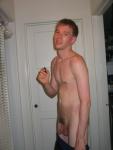Nude in hallway!