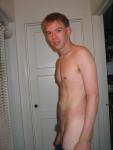 Nude in hallway