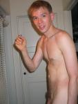 Nude in hallway