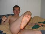 Nude with foot