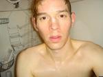 Clean face after a shower