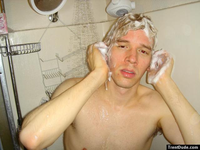 Soapy face.  Are you washing again?