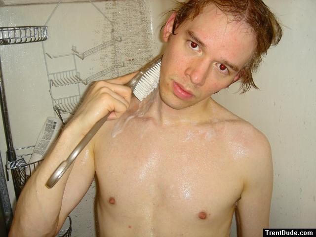 Scrubbing off.