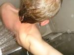 Butt crack, back, neck, & top of head !!