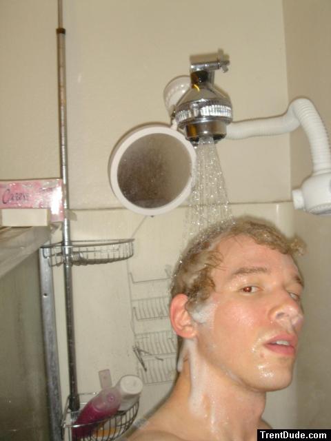 Face with wet hair