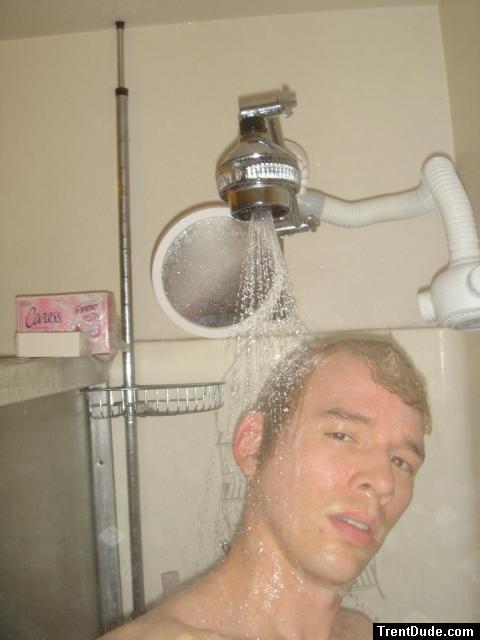 Face with wet hair